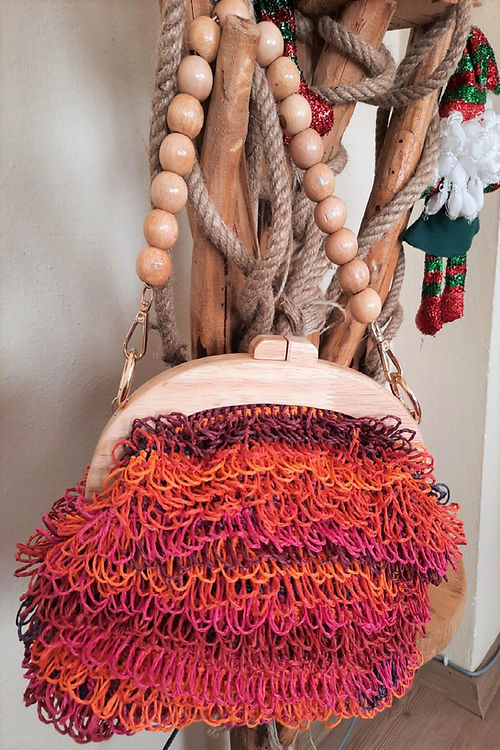 GİZMOSSE kadın karma renkli burslu tasarım el çantası - Görsel 3