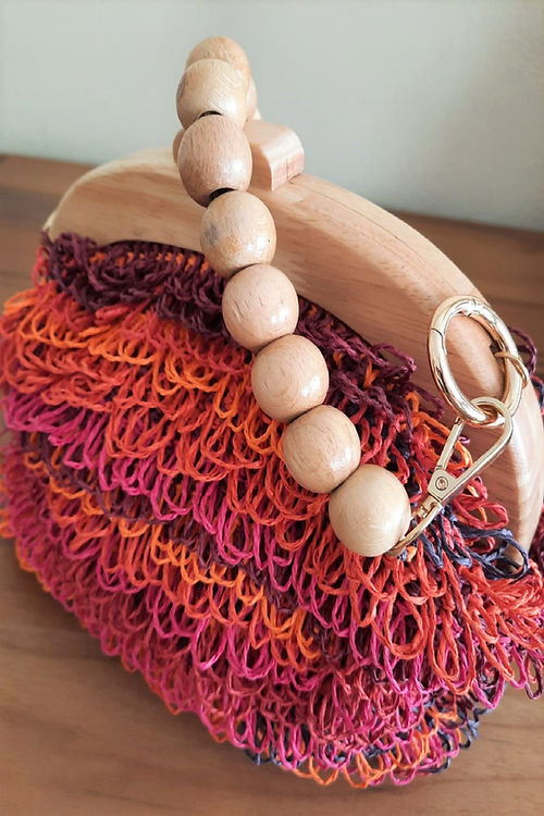 GİZMOSSE kadın karma renkli burslu tasarım el çantası - Görsel 4