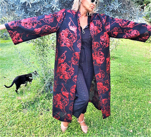 GİZMOSSE ÖZEL TASARIM BROKAR KİMONO