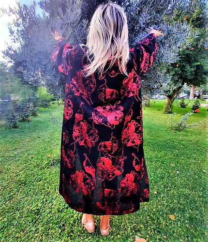 GİZMOSSE ÖZEL TASARIM BROKAR KİMONO - Görsel 5