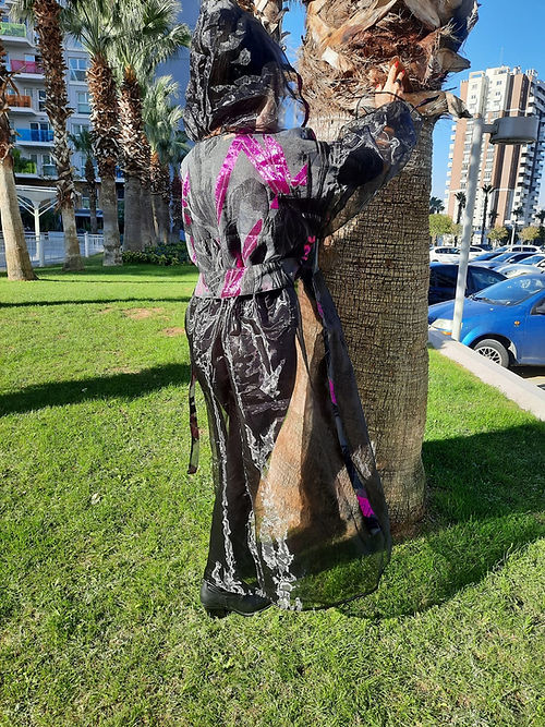 ÖZEL TASARIM BROKAR YAKMA KABARTMA ORGANİZE TÜL KİMONO DIŞ GİYİSİ - Görsel 5