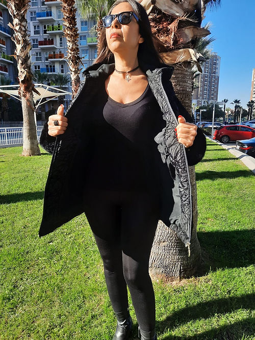 ÖZEL TASARIM KADİFE KABARTMA ŞİŞME MONT - Görsel 3