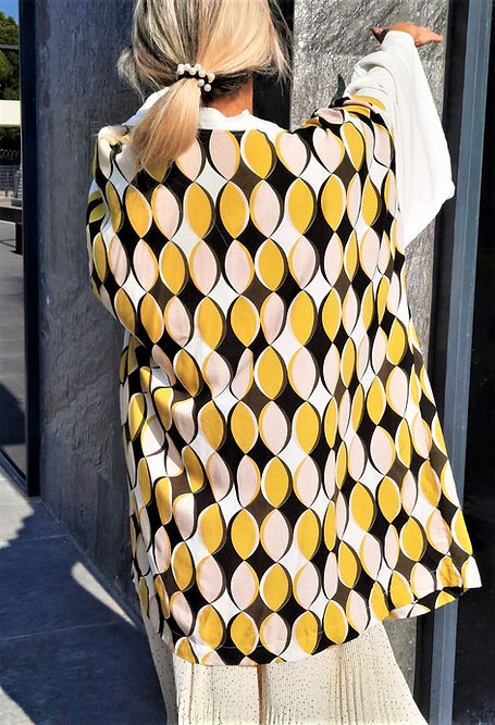 ÖZEL TASARIM KISA PAMUK KREP KİMONO - Görsel 2