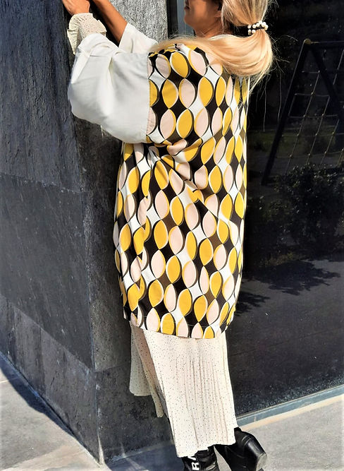 ÖZEL TASARIM KISA PAMUK KREP KİMONO - Görsel 4