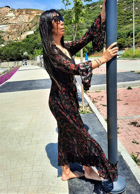 ÖZEL TASARIM LİKRALI DANTEL KİMONO - Görsel 4