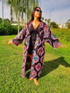 ÖZEL TASARIM OTANTİK DESEN KİMONO DIŞ GİYİSİSİ