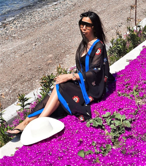 ÖZEL TASARIM TÜL ÜZERİ NAKİŞLI KİMONO - Görsel 3