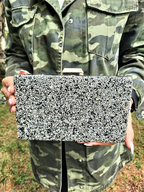 PIRIL PIRIL TAŞLI GECE ABİYE ÇANTA - Görsel 2