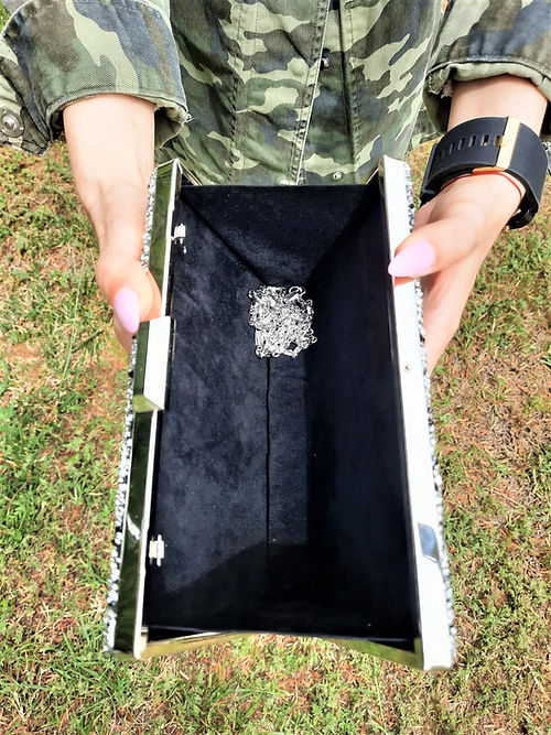 PIRIL PIRIL TAŞLI GECE ABİYE ÇANTA - Görsel 5