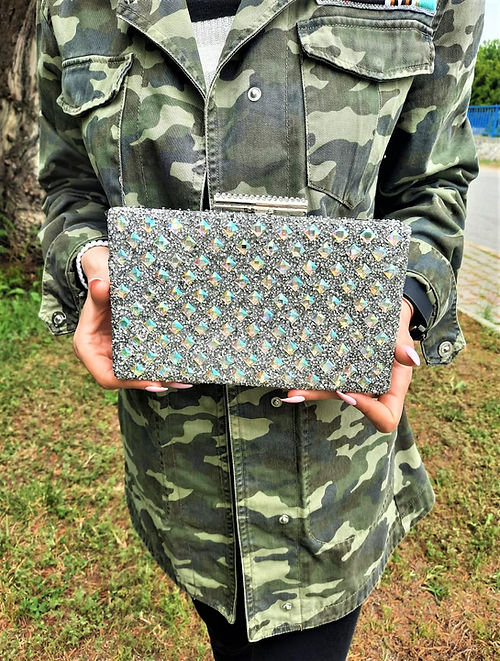 PIRIL PIRIL TAŞLI GECE ABİYE ÇANTA