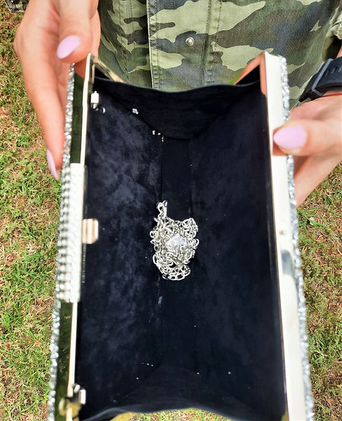 PIRIL PIRIL TAŞLI GECE ABİYE ÇANTA - Görsel 5